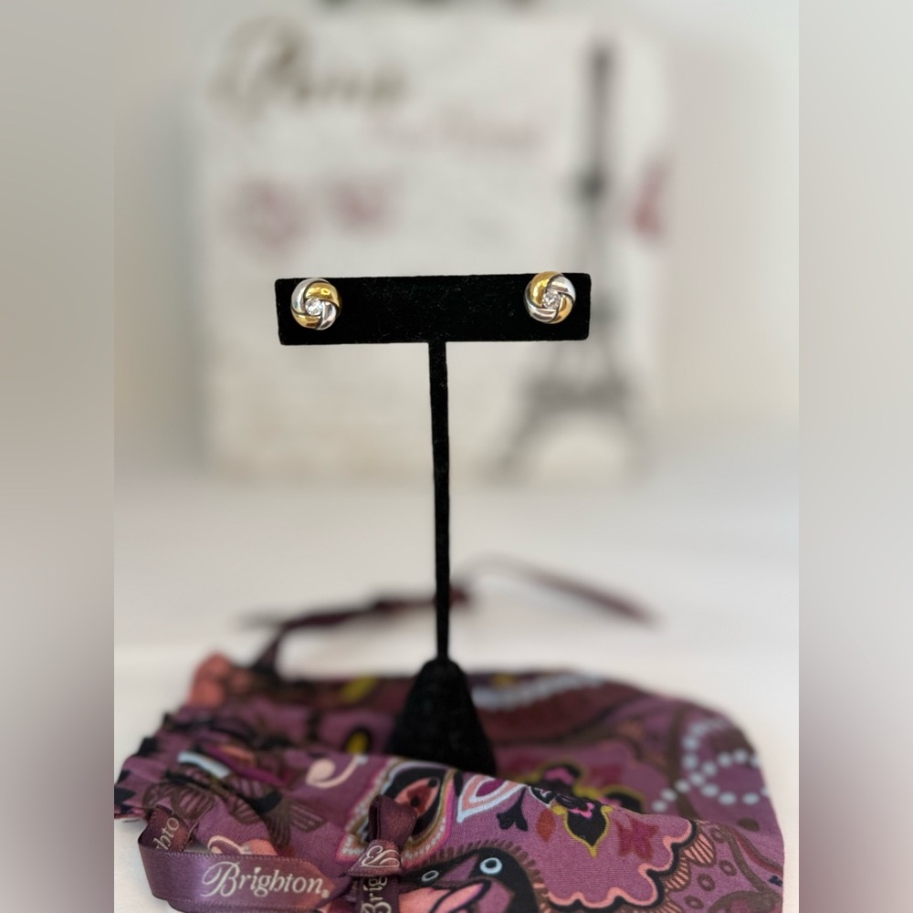 🌸Brighton Gold and Silver Swirl Earrings